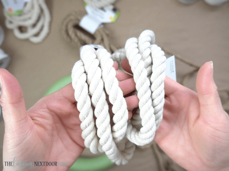 DIY Coastal Wreath 1 Coastal Rope Wreath DIY