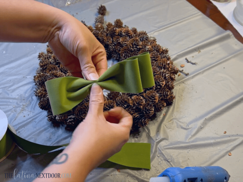 DIY Pinecone Wreath 9 300x225 DIY Pinecone Wreath