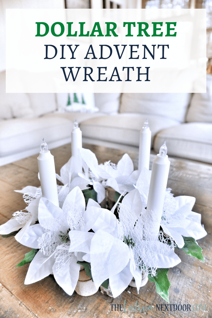 Dollar Tree Advent Wreath