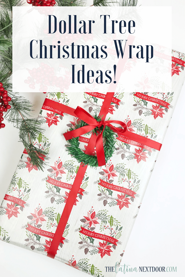 Dollar Tree Christmas Gift Wrap Ideas