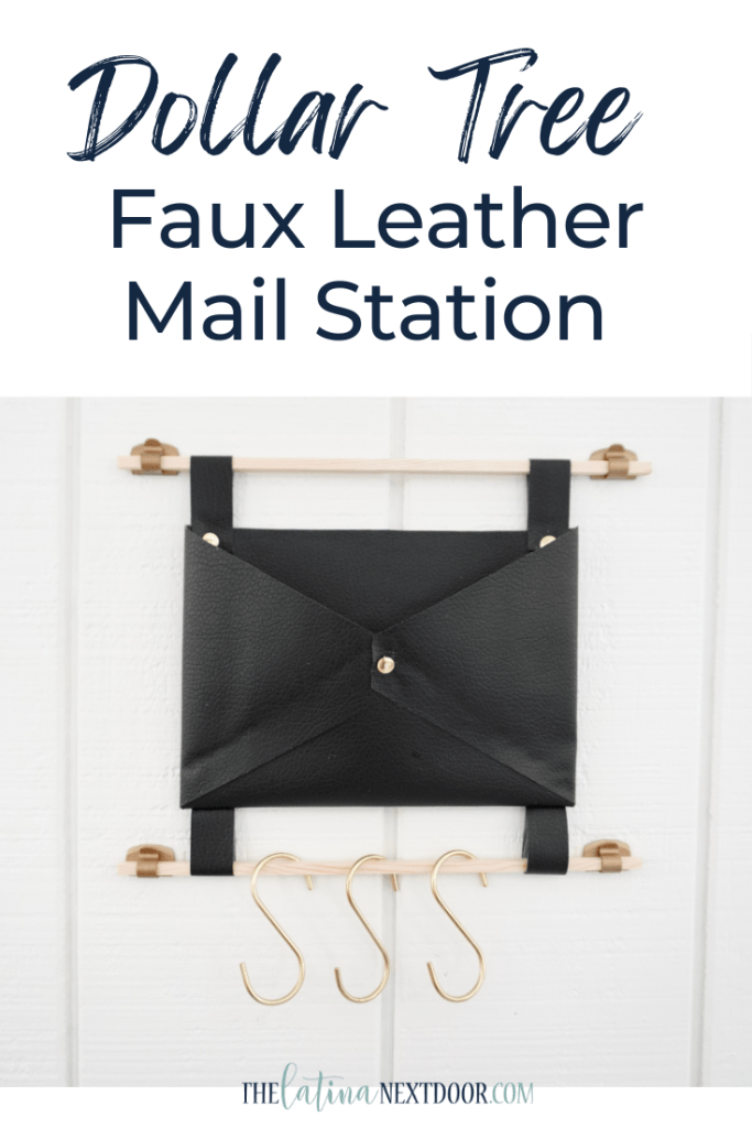 Dollar Tree Faux Leather Mail Station 683x1024 Dollar Tree Faux Leather Mail Station