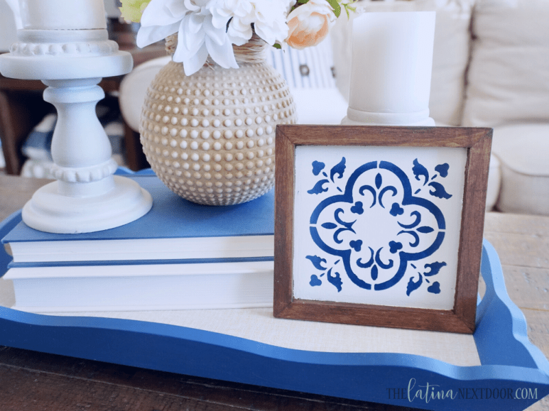 Faux Cement Tile DIY 7 Faux Cement Tile DIY