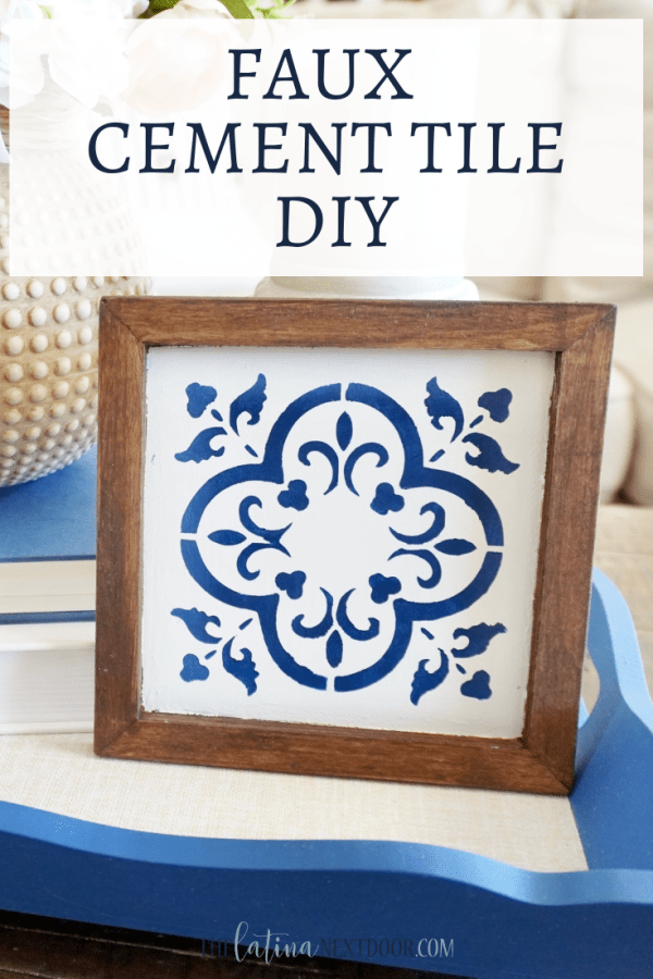 Faux Cement Tile DIY Faux Cement Tile DIY