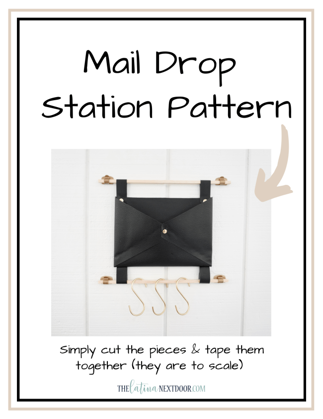 Mail Drop Station Pattern 791x1024 Dollar Tree Faux Leather Mail Station