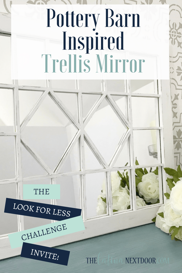 Pottery Barn Inspired Mirror DIY