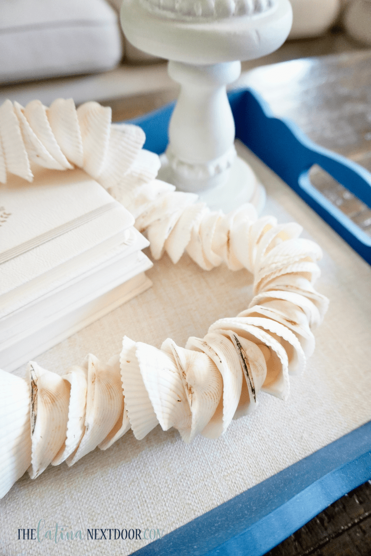 Dollar Tree Seashell Garland DIY