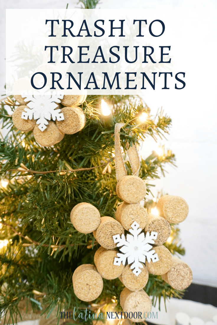 Trash to Treasure Cork Ornaments