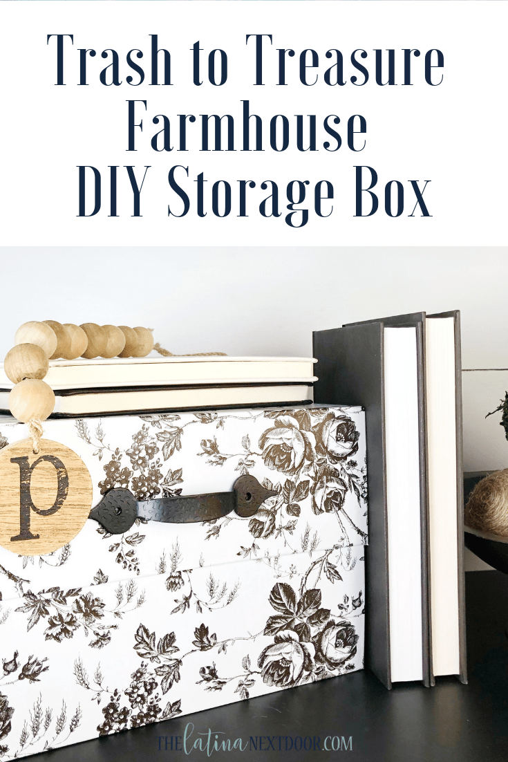 Trash to Treasure Farmhouse Storage Box